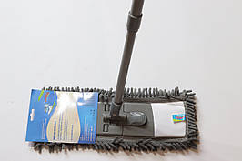 Швабра для підлоги з мікрофібри локшина "Еко Люкс" сіра