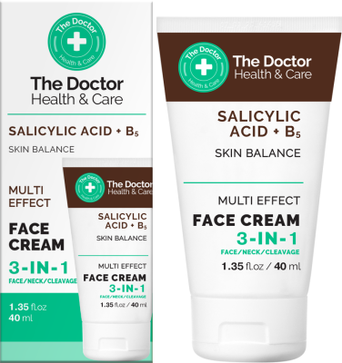 Крем для обличчя Salicylic acid + B5 3в1 The Doctor Health & Care 40 мл