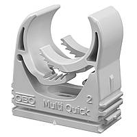 Трубний затискач Multi-Quick 18-22 LGR, OBO Bettermann, кріплення гладкостінної та гофрованої труби 2153114