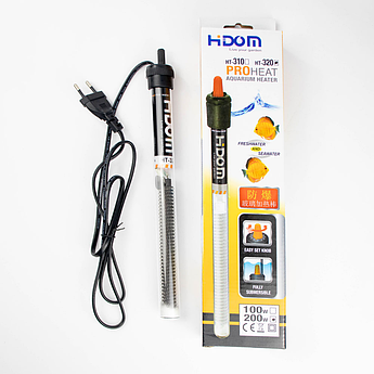 Нагрівач Hidom HT-320(200W) для акваріума 100-200л