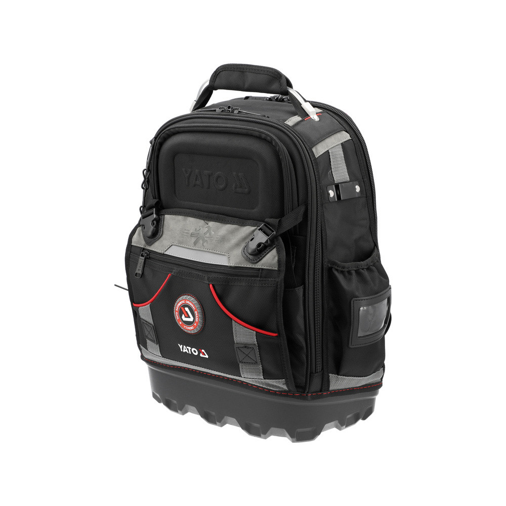 Рюкзак для інструментів з 2 плечовими ременями 75 кишень (385x200x485 мм) з армованого нейлону Yato YT-74283, фото 1