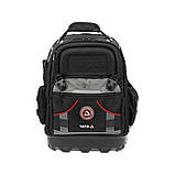 Рюкзак для інструментів з 2 плечовими ременями 75 кишень (385x200x485 мм) з армованого нейлону Yato YT-74283, фото 2