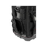 Рюкзак для інструментів з 2 плечовими ременями 75 кишень (385x200x485 мм) з армованого нейлону Yato YT-74283, фото 9