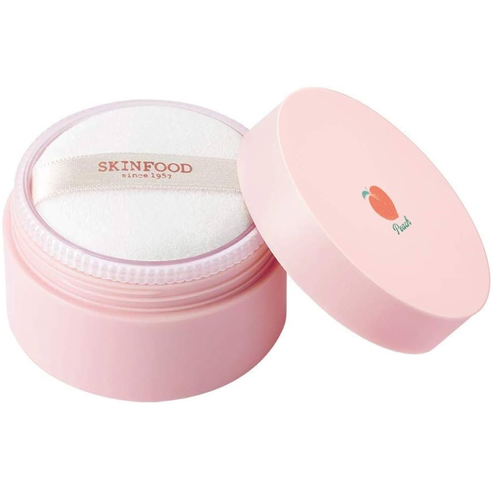 Розсипчаста пудра великого розміру Skinfood Peach Cotton Multiish Powder Big Size 15 г., фото 1