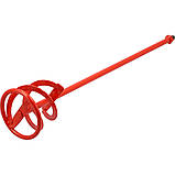 Міксер для будівельних сумішей спіральний оцинкований Ø=120x 600 мм кріплення гвинт. М14 Yato YT-55031, фото 2