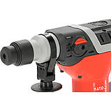Перфоратор мережевий SDS+1100 Вт (4.5 Дж) для свердел до Ø 28мм/коронки до Ø 82мм 3 функції Yato YT-82116, фото 4