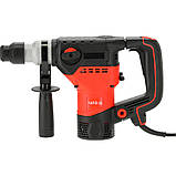 Перфоратор мережевий SDS+ (1500 Вт) 6 Дж для свердел до Ø 36мм/коронки до Ø 120мм 3 функції Yato YT-82117, фото 2