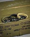 PARACORD БРАСЛІТ З ВІСКОРЕМ, КОМПАСОМ ТА СВИСТКОМ ЧОРНИЙ, фото 7