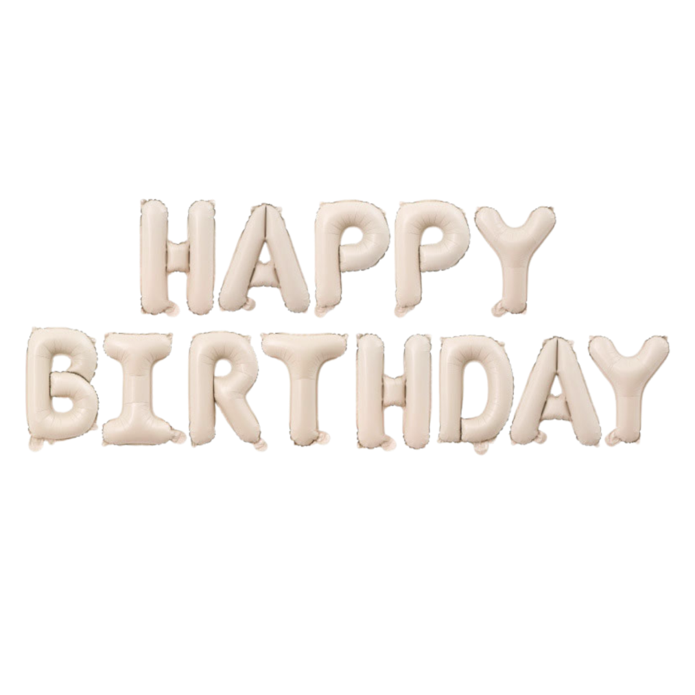 Гірлянда літери 043 КИТАЙ-КТ Happy Birthday - карамельна (УП)