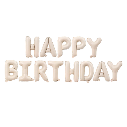 Гірлянда літери 043 КИТАЙ-КТ Happy Birthday - карамельна (УП), фото 1