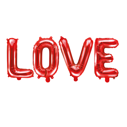 Гірлянда літери 014 КИТАЙ-КТ Love 32" - червона (УП), фото 1