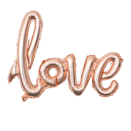 Гірлянда літери 007 КИТАЙ-КТ Love - рожеве золото (УП), фото 1