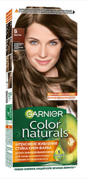 Фарба для волосся Garnier Color Naturals 5 Шатен 110 мл (3600542591737)