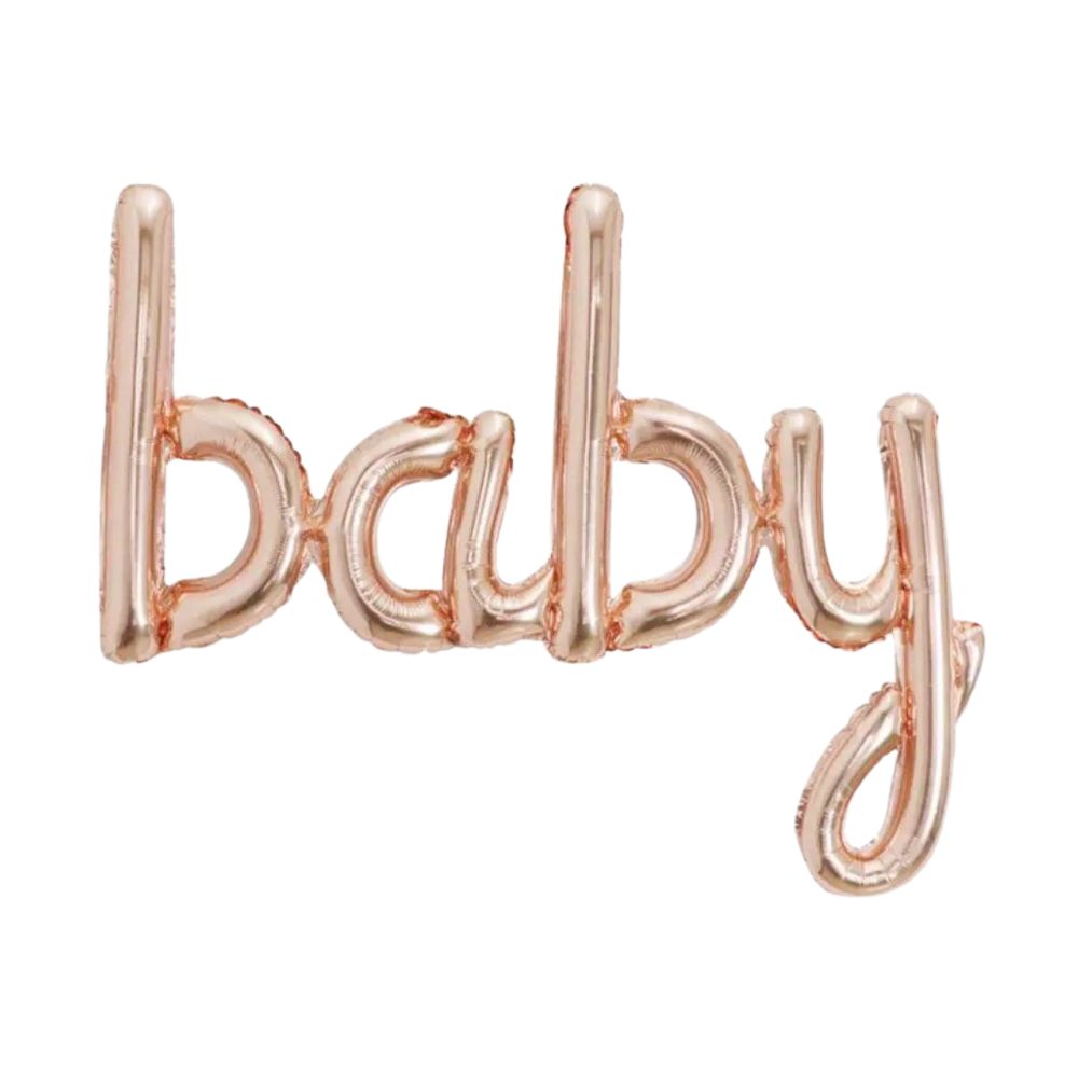 Гірлянда літери 004 КИТАЙ-КТ Baby - рожеве золото (УП)