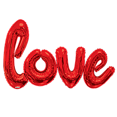 Гірлянда літери 053 KALEIDOSCOPE-КЛ Love 53" - червона (УП)