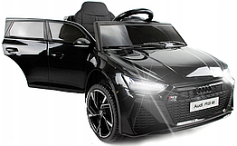 Дитячий електромобіль AUDI RS6 чорний PlayHouse (Польща)