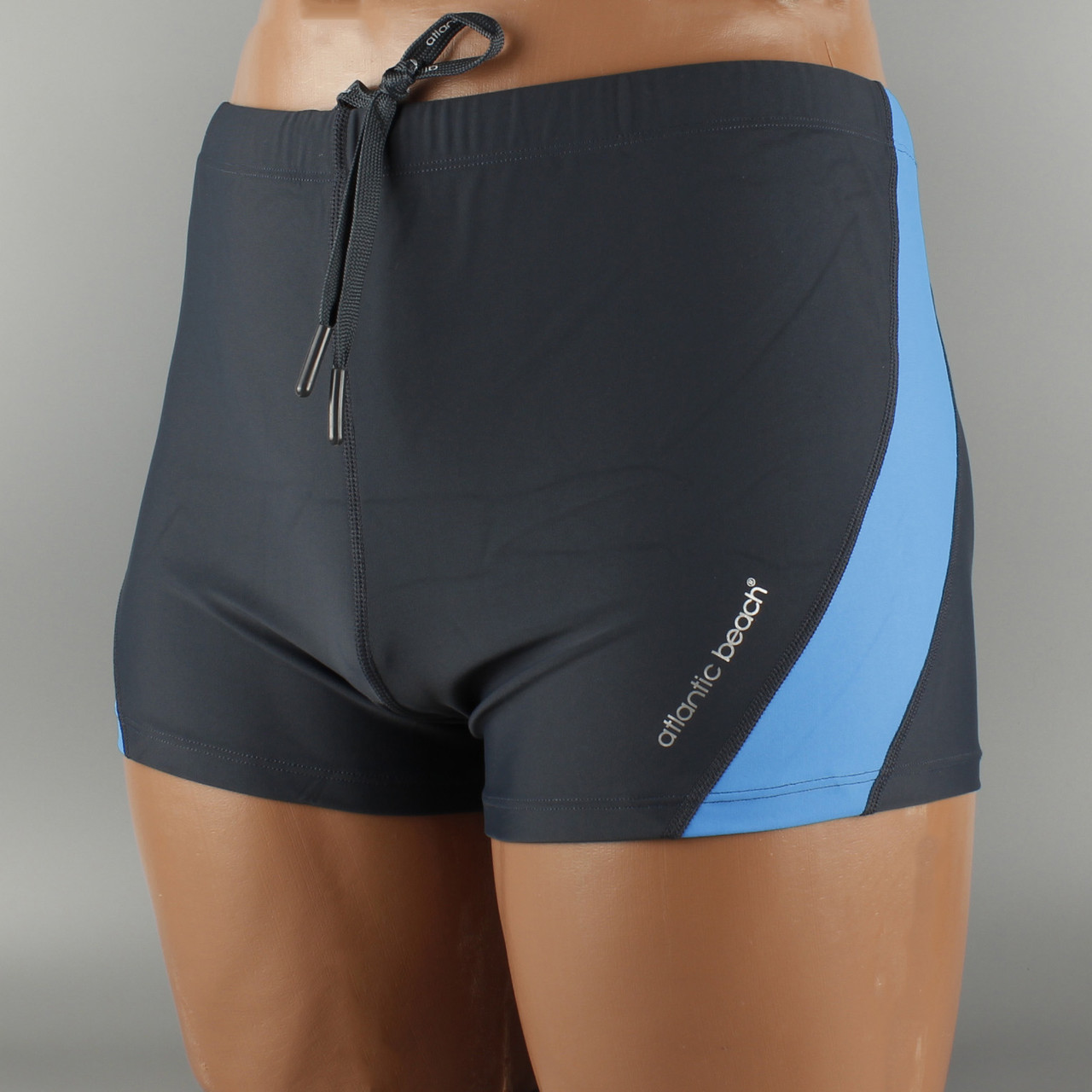 Плавки купальні чоловічі боксери сірі Atlantic beach 79325 015-206 Розміри 50 54 56