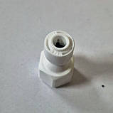 Фітінг 3/8 ВР - 1/4 Тр (прямий перехідник для систем фільтрації 3/8 дюйма Внутрішнє різьблення - 1/4 дюйма Трубка), фото 3
