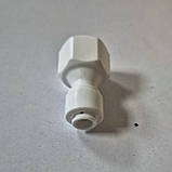 Фітінг 3/8 ВР - 1/4 Тр (прямий перехідник для систем фільтрації 3/8 дюйма Внутрішнє різьблення - 1/4 дюйма Трубка), фото 5