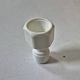 Фітінг 3/8 ВР - 1/4 Тр (прямий перехідник для систем фільтрації 3/8 дюйма Внутрішнє різьблення - 1/4 дюйма Трубка), фото 6