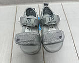 Дитячі босоніжки BBT LED легенькі з підсвічуванням сірі 23 14,5 см, фото 5