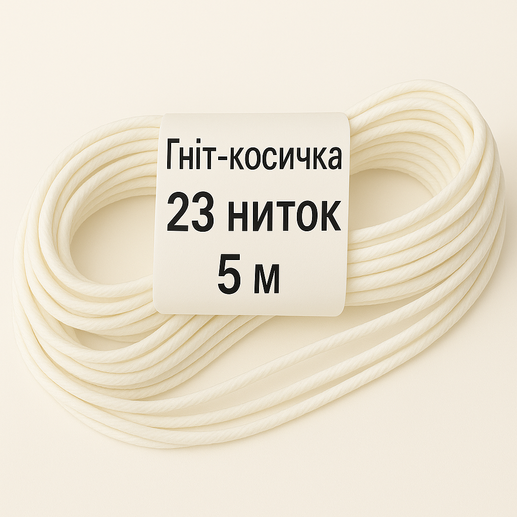 Гніт-косичка 23 гноти для свічок Проміс-Плюс, 5 м