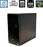 Ігровий комп'ютер Asus H81M-K/Core i7-4790S 3.20GHz/16GB DDR3/SSD 256GB+HDD 500GB/NVIDIA GeForce GTX 1060 6GB/ATX/400W Б/В