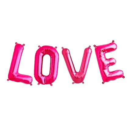 Гірлянда літери 045 КИТАЙ-КТ Love 28" - рожева (УП), фото 1