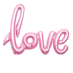 Гірлянда літери 008 КИТАЙ-КТ Love - рожева (УП)