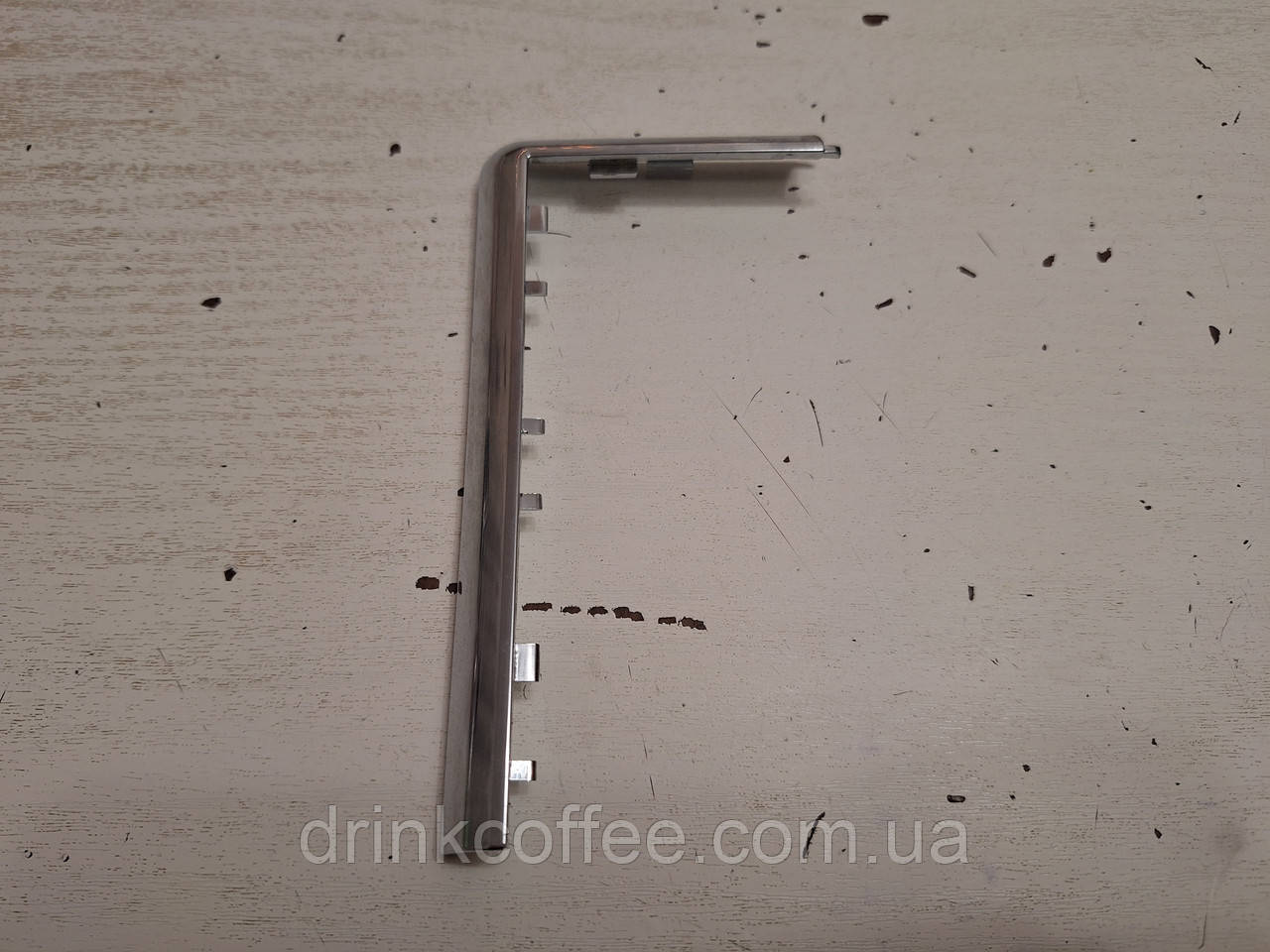 Хромова ліва накладка на лицьову панель для кавомашини Saeco Incanto Cappuccino EP5360 б/у, фото 1