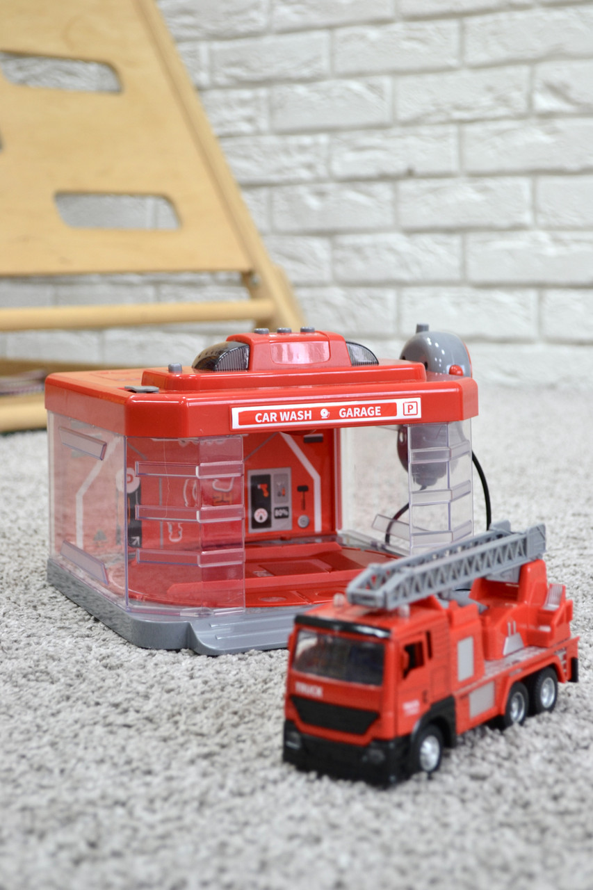 Гараж Пожежна автомийка з рацією та парою CLM 886, фото 1