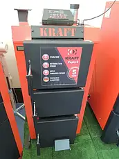 Твердопаливний котел Kraft S 20 кВт 5 мм тривалого горіння з автоматикою, фото 5
