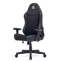 Ігрове комп'ютерне крісло для геймерів Cyberlux Helios Black, фото 5