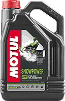 Масло для 2-х тактного двигуна снігохода напівсинтетичне Motul Snowpower 2T, 4л