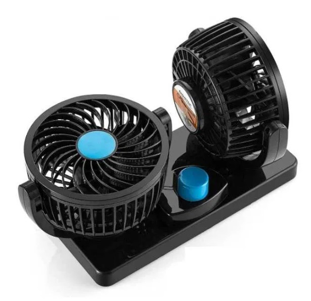 Автовентилятор салону Mitchell HX-T303 12V 4" c регулятором швидкості від прикурювача, фото 1