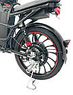 Електровелосипед для дачників та кур'єрів MINAKO PRO 600W батарея 60V 21A низька рама литі диски коліс 20", фото 7