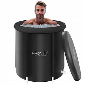 Кріо ванна для крижаного купання 4FIZJO 320 л надувна Black (P-5905973400619)