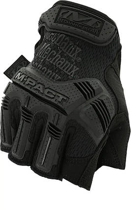Рукавички Mechanix M-Pact Fingerless Black, фото 3