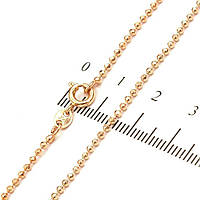 Ланцюжок «Перлина», 0,2/44 см, лимонна позолота (224621)
