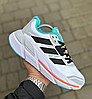 Літні чоловічі кросівки Adidas Adistar Gray Взуття Адідас сірі світлі сітка текстиль дихаючі легкі літо, фото 8