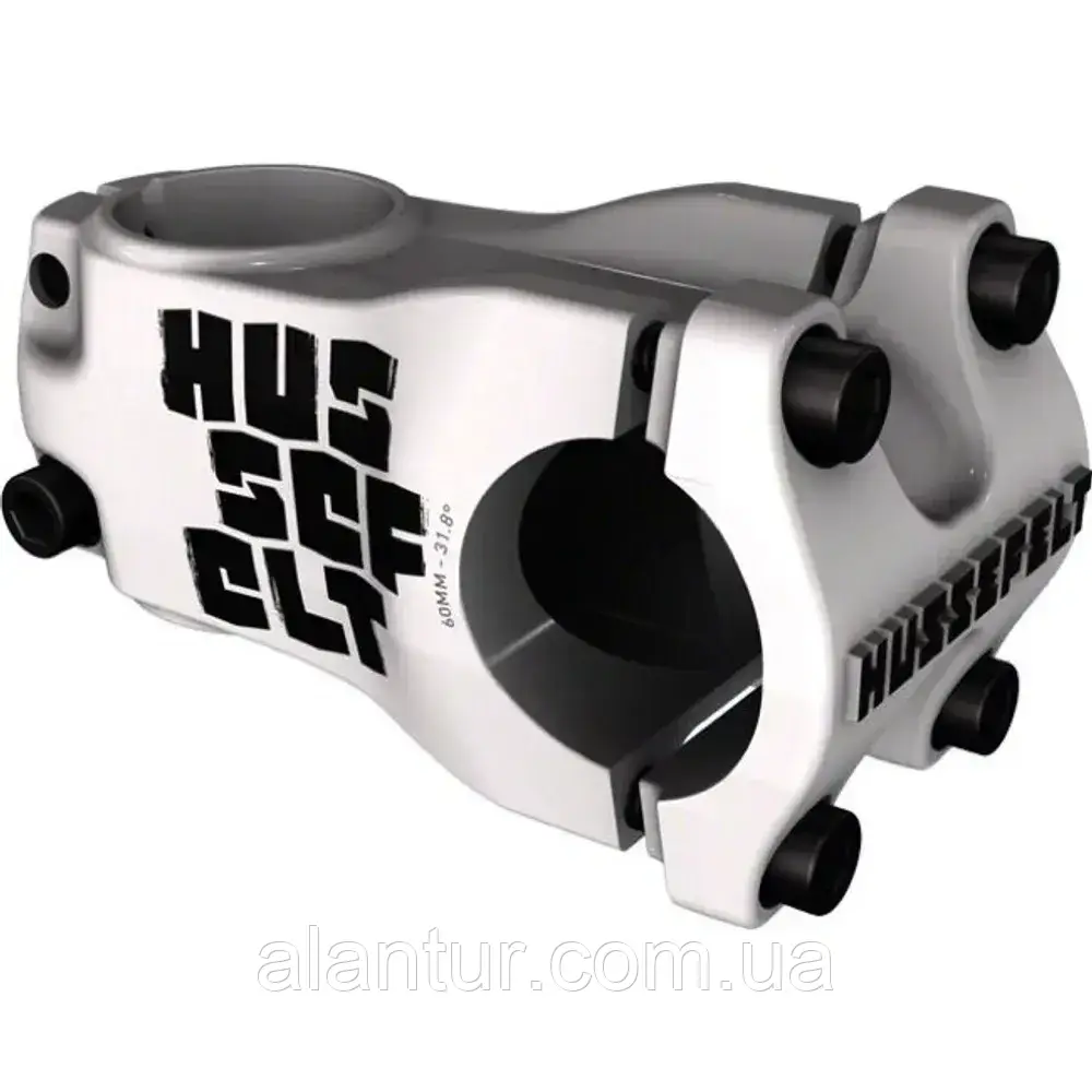 Винос Truvativ Hussefelt 31.8, 60мм, 0°, алюміній 6061, Snow White для даунхілу та фрірайду, фото 1