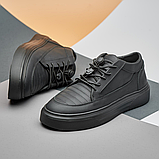 Чоловічі кросівки чорні зручні, фото 2