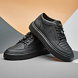 Чоловічі кросівки чорні зручні, фото 6