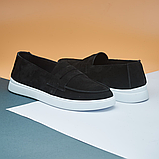 Чоловічі люксові лофери для шанувальників стилю замш, фото 5