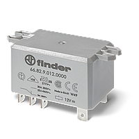 Реле 2CO 30A 230В AC; AgCdO; силове; верх.фланець; Faston250; RT II Finder
