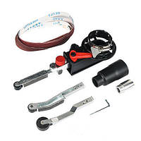 Стрічкова шліфувальна насадка для болгарки, кшм, з 2 додатковими насадками.