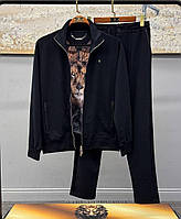 Чоловічий спортивний костюм демісезонний BILLIONAIRE LUX БІЛІОНЕР синього кольору новий стильний комплект