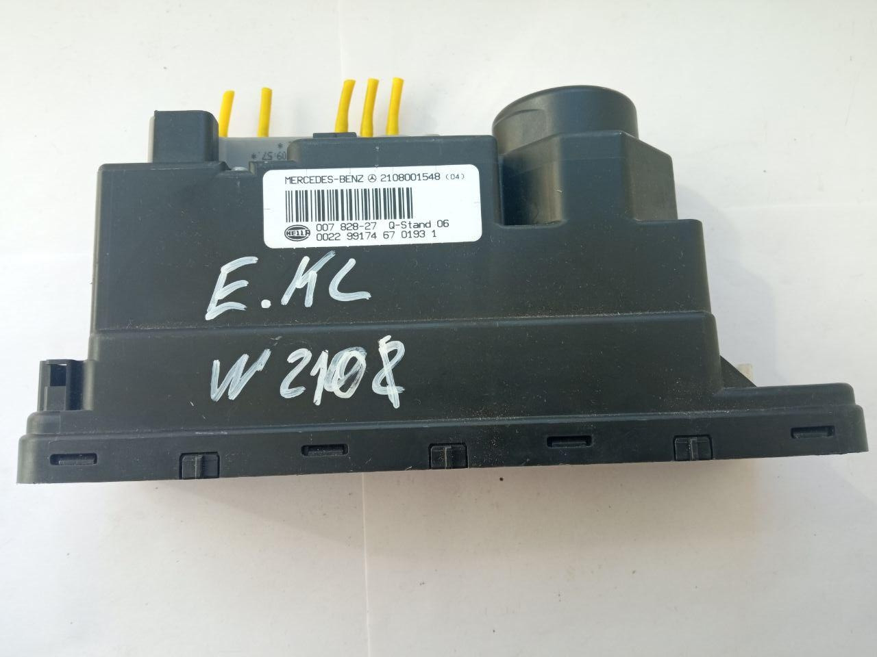 Компресор центрального замка Mercedes E.KC W2108 Hella 2108001548 / 007 828-27 / 00782827 / Q-Stand 06, фото 1