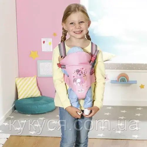 Рюкзак-кенгуру для ляльки Baby Born - Поруч з мамою