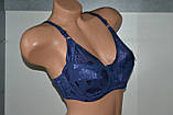 Бюстгальтер Ana Sweneey квіти чашка D Темно синій, фото 2